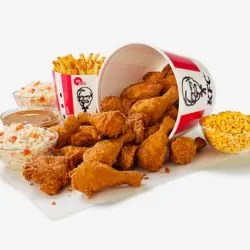 18 Piece Bucket and 5 Large Sides
