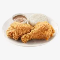 2 Pc Jolly Crispy Chicken w 1 Side