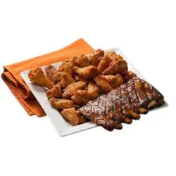 BBQ Back Ribs & Wings Party Pak Deluxe