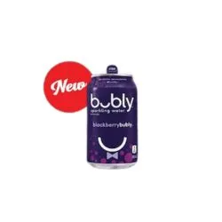 Bubly blackberry sparkling water