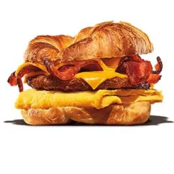 Double Croissan'wich with Sausage & Bacon