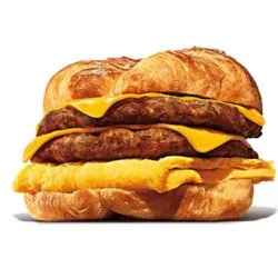 Double Sausage, Egg & Cheese Croissan'wich