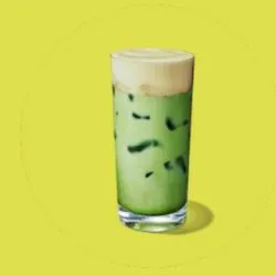 Iced Matcha Tea Latte with Oleato Golden Foam™