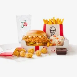 KFC Famous Chicken Sandwich Box Meal