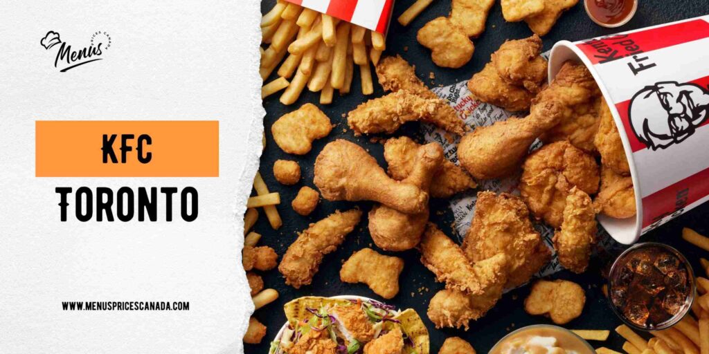 KFC Menu prices Canada