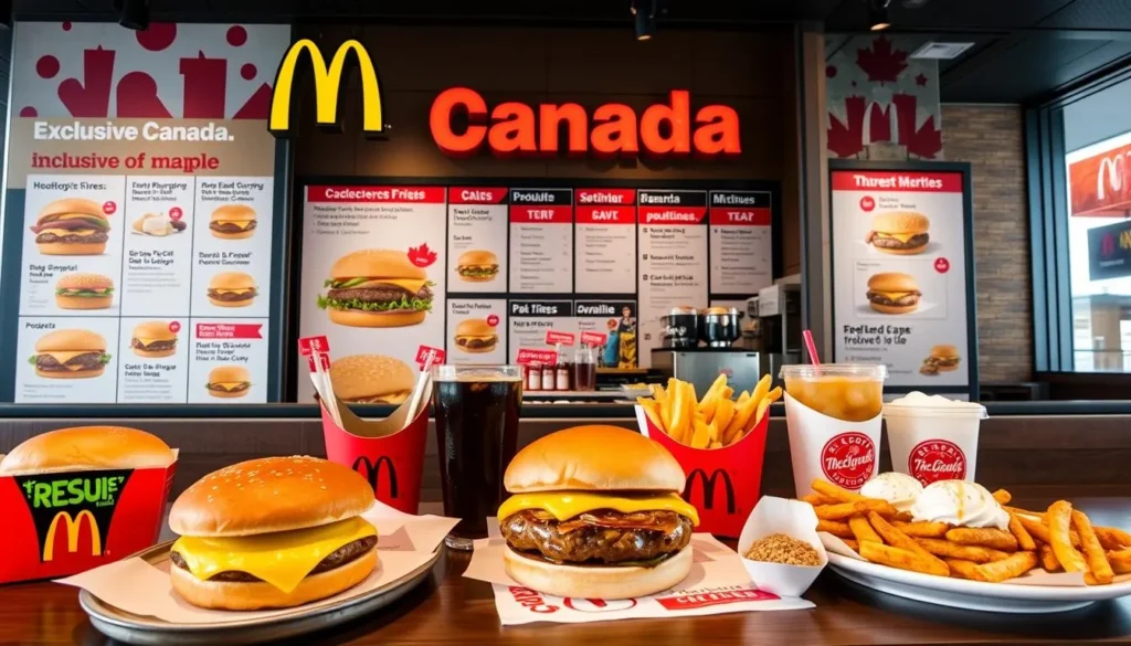 McDonald's Exclusive Canadian Items