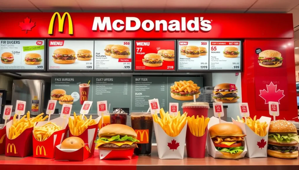 McDonald's Menu Items Canada