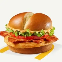 Spicy Bacon Deluxe Grilled Chicken Sandwich