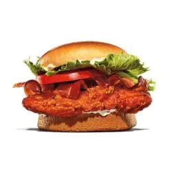 Spicy Crispy Chicken Sandwich with Bacon
