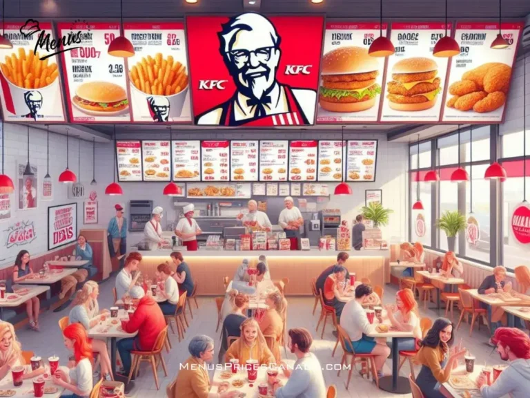 KFC Menu Kingston, Ontario 2024