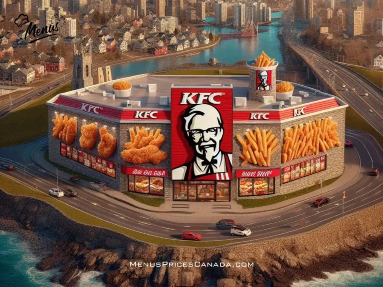 KFC Menu Prices St. John’s, Ontario 2024