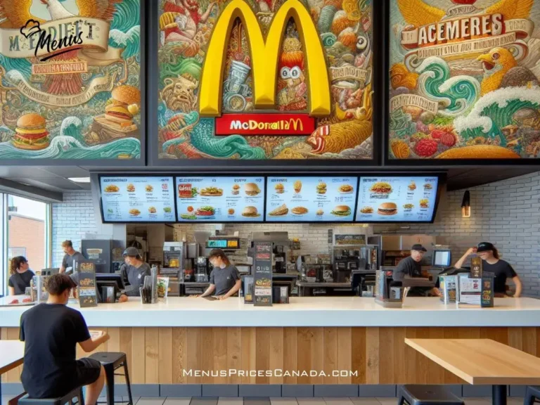 McDonald’s Menu Barrie, Ontario 2024
