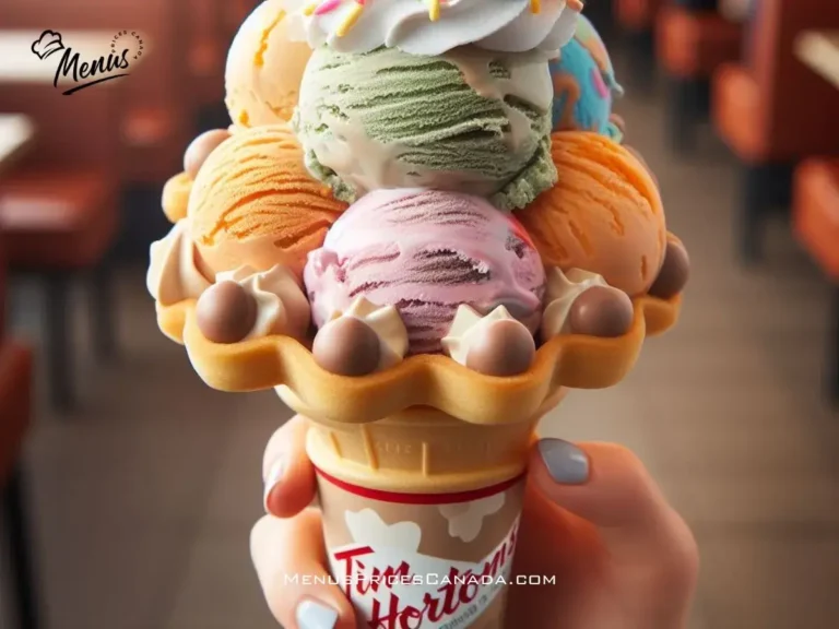Tim Hortons Ice Cream Menu 2024
