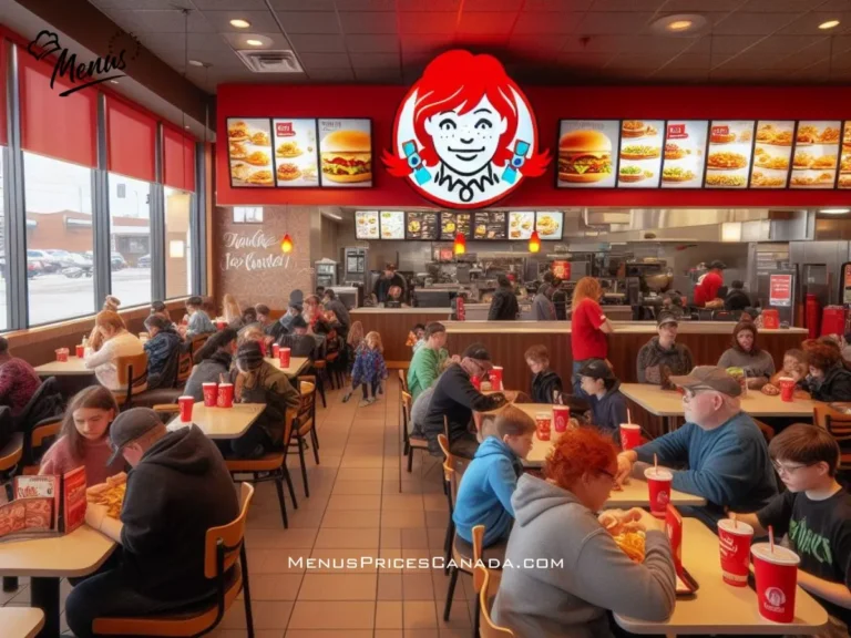 Wendy’s Menu Oshawa, Ontario 2024