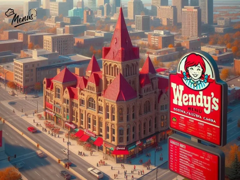 Wendy’s Regina Menu, Saskatchewan