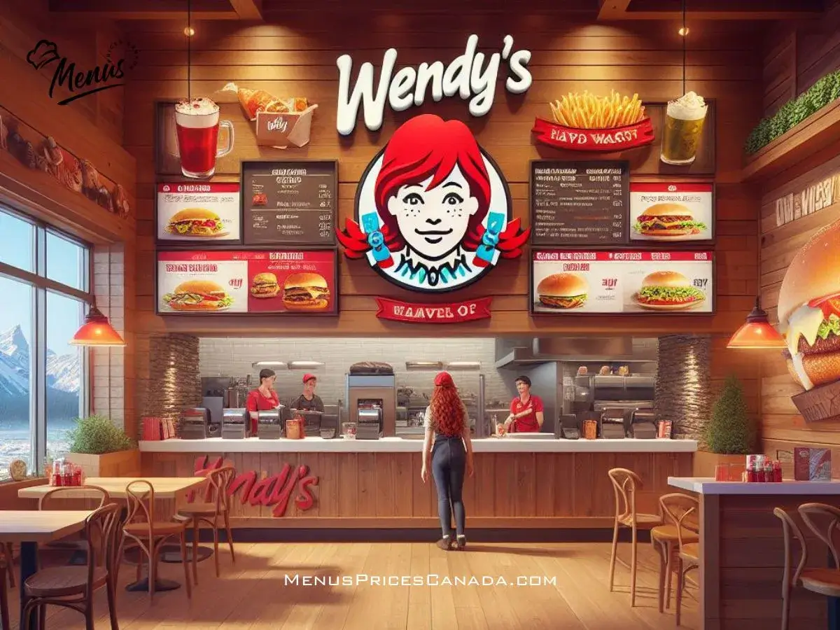 Wendy’s Menu Calgary, Alberta November 2024