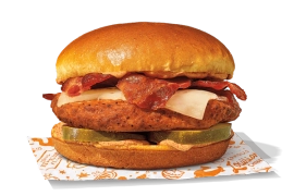 Spicy Blackened Bacon & Cheese Chicken Sandwich