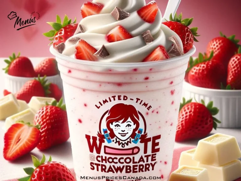 Wendy's White Chocolate Strawberry Frosty