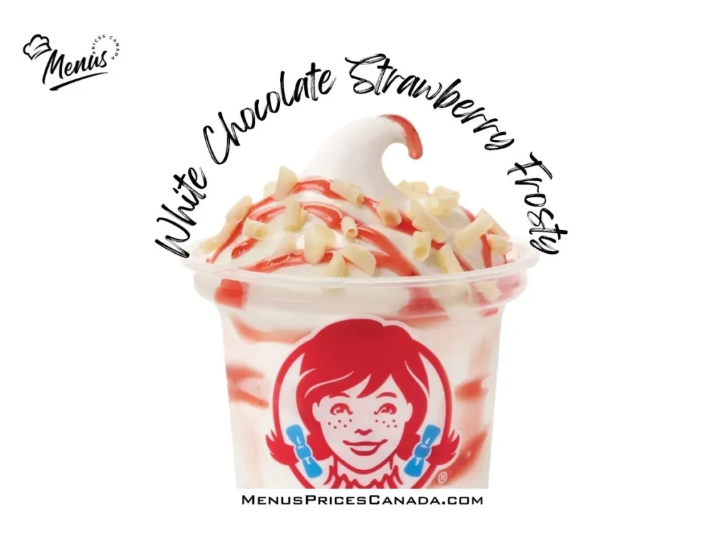 Wendy's White Chocolate Strawberry Frosty