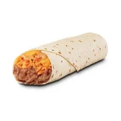 CHEESY BEAN & RICE BURRITO