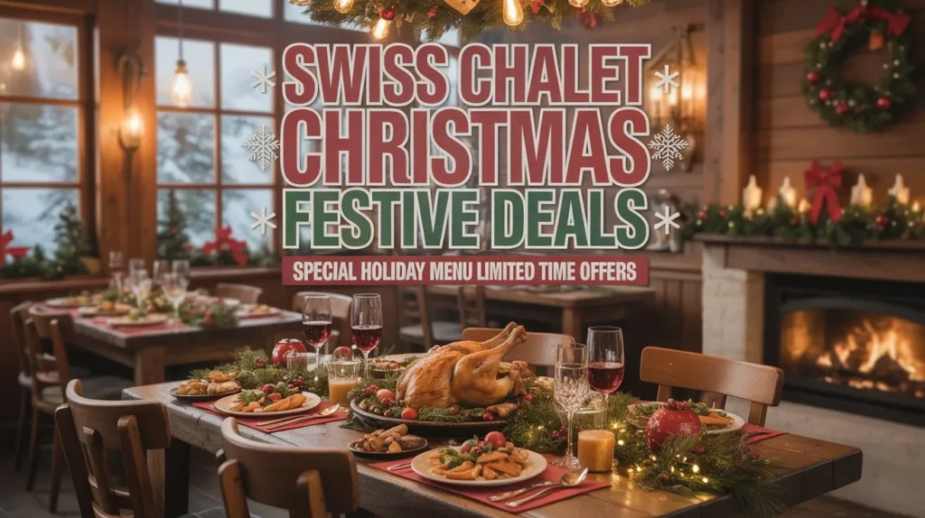 Swiss Chalet Christmas festive deals